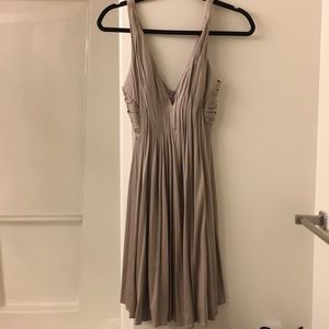 Foley and Corinna fawn cocktail dress XS short